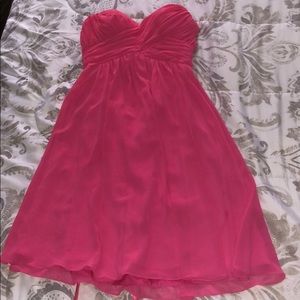 Strapless cocktail dress